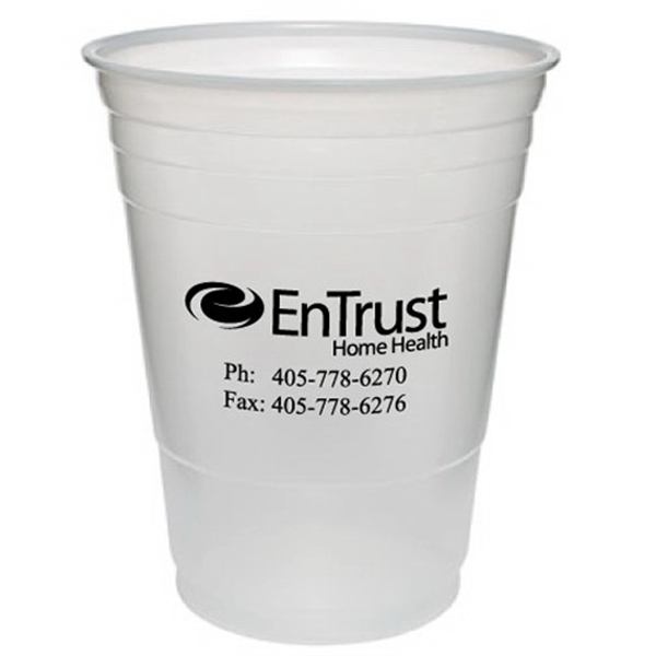 16 oz. Budget Priced PET Styrene Soft-Sided Plastic Cup.  Shatterproof... from ASI 79933 Prorose Inc / ProRose