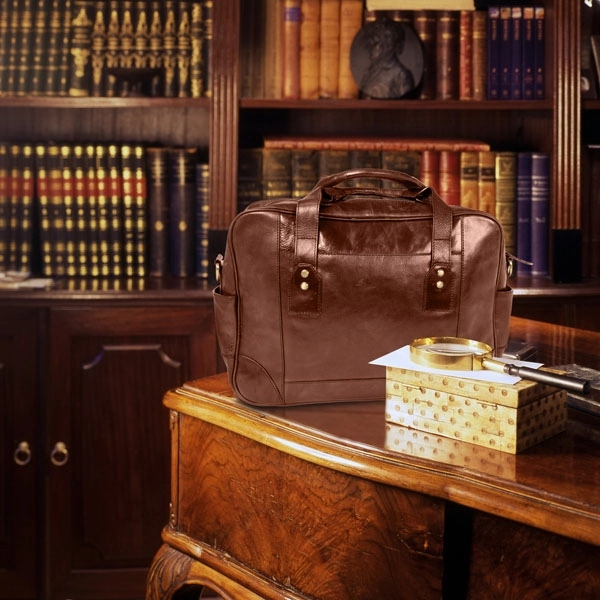 Westbridge business case made of genuine full grain leather.... from ASI 40480 Koozie Group