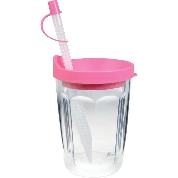 USA Made Thermal Plastic Double Wall Insulated Tumbler, lifetime guarantee in... from ASI 61952 Howw Mfg Co Inc / Howw USA