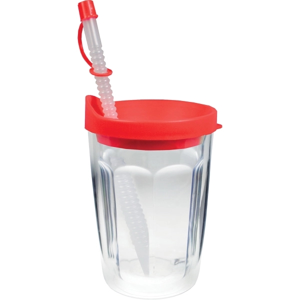 USA Made Thermal Plastic Double Wall Insulated Tumbler, lifetime guarantee in... from ASI 61952 Howw Mfg Co Inc / Howw USA