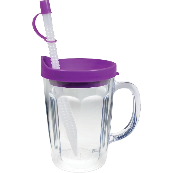 USA Made Thermal Plastic Double Wall Insulated Tumbler, lifetime guarantee includes... from ASI 61952 Howw Mfg Co Inc / Howw USA