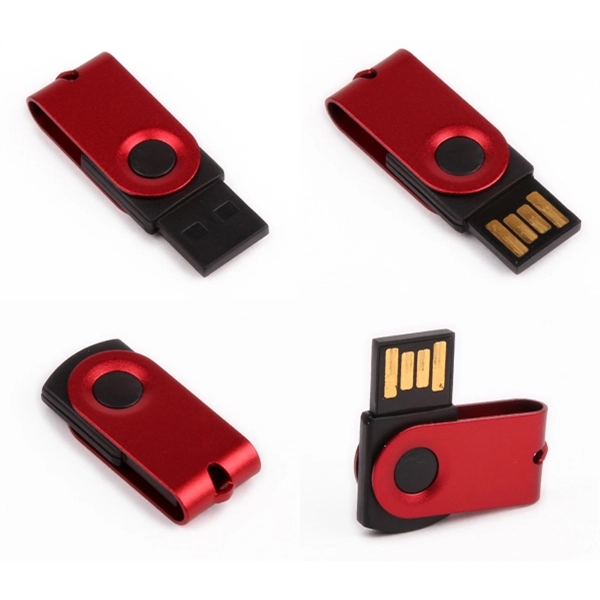 Mini exposed swivel USB flash drive for transferring and saving files... from ASI 37218 Athena Promo (tm)