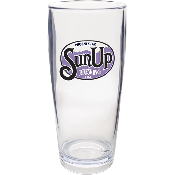 Willi Becher Classic German Beer Glass.  USA Made of clear... from ASI 61952 Howw Mfg Co Inc / Howw USA