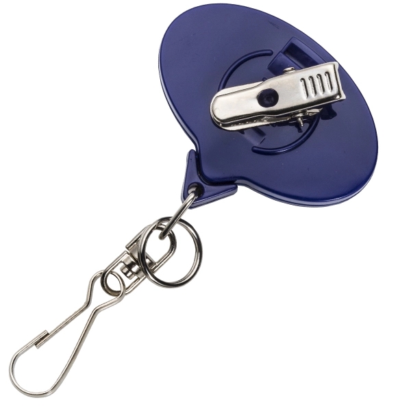 BAMBOO JUMBO OVAL BADGE REEL WITH SWIVEL J & SPLIT RING.... from ASI 49470 DEVARA