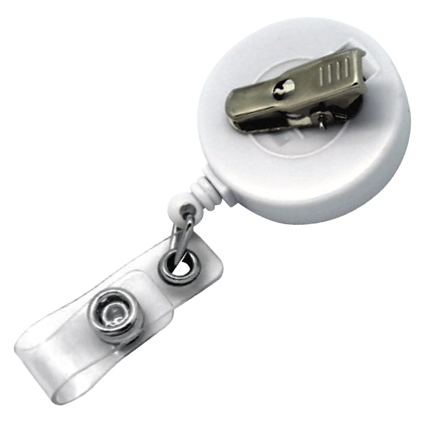 BLING RING BADGE REEL WITH ALLIGATOR CLIP, LABEL... from ASI 49470 DEVARA