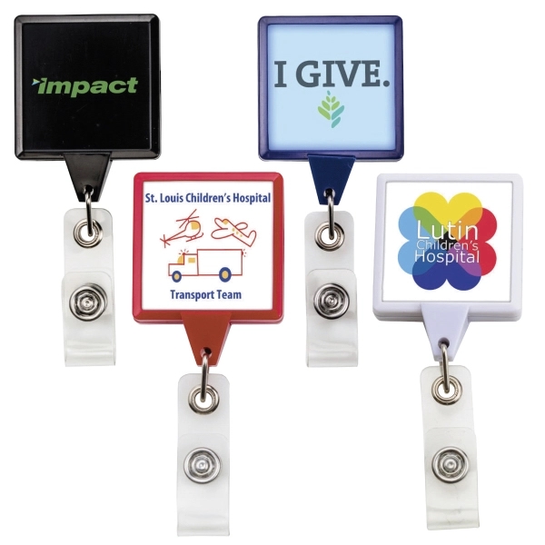 MAGNET BACK JUMBO SQUARE BADGE REEL.... from ASI 49470 DEVARA