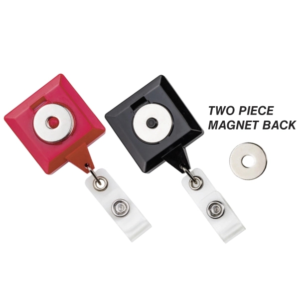 MAGNET BACK JUMBO SQUARE BADGE REEL.... from ASI 49470 DEVARA