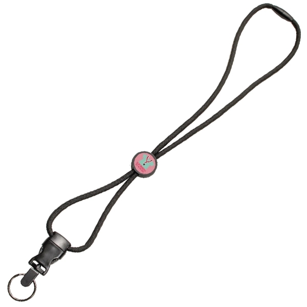 BRAIDED LANYARD W/ ROUND SLIDER... from ASI 49470 DEVARA