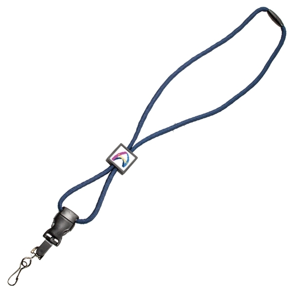 BRAIDED LANYARD W/ SQUARE SLIDER... from ASI 49470 DEVARA