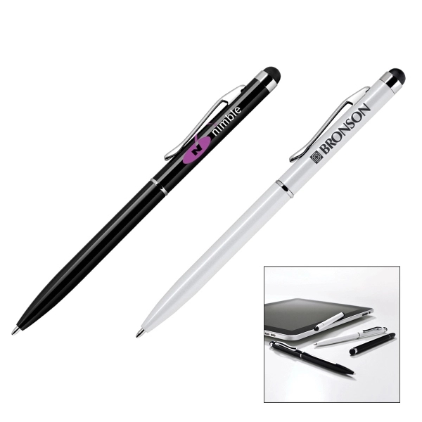 Lightweight and sleek ballpoint pen with a stylus.... from ASI 34800 Alstar Creations / Alstar Line