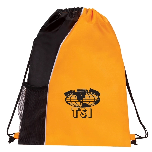 Colorblock lightweight drawstring backpack.... from ASI 31517 Admart Products / Admart Line