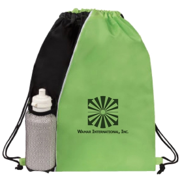 Colorblock lightweight drawstring backpack.... from ASI 31517 Admart Products / Admart Line