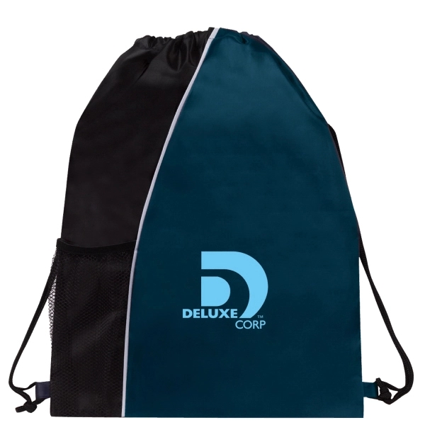 Colorblock lightweight drawstring backpack.... from ASI 31517 Admart Products / Admart Line