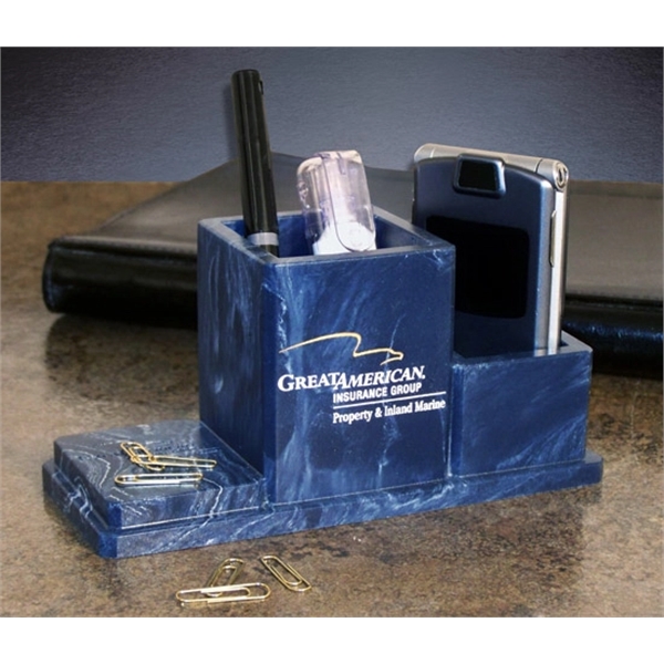 Desk caddy, 7" x 3" x 3 3/8". Made from recycled... from ASI 89860 StoneyCreek / StoneyCreek®