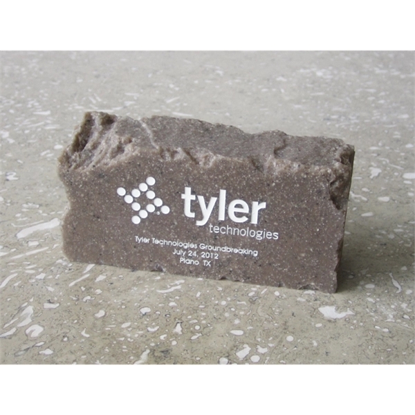 Stone block paperweight, 3 3/4" x 1 1/8" x 1 3/4".... from ASI 89860 StoneyCreek / StoneyCreek®