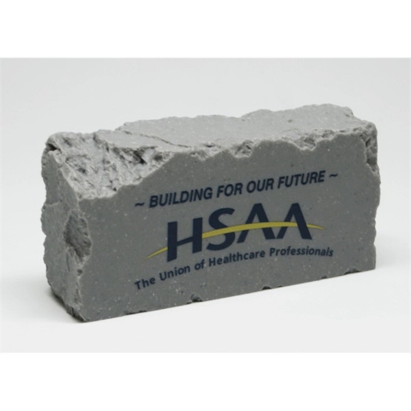 Stone block paperweight, 3 3/4" x 1 1/8" x 1 3/4".... from ASI 89860 StoneyCreek / StoneyCreek®