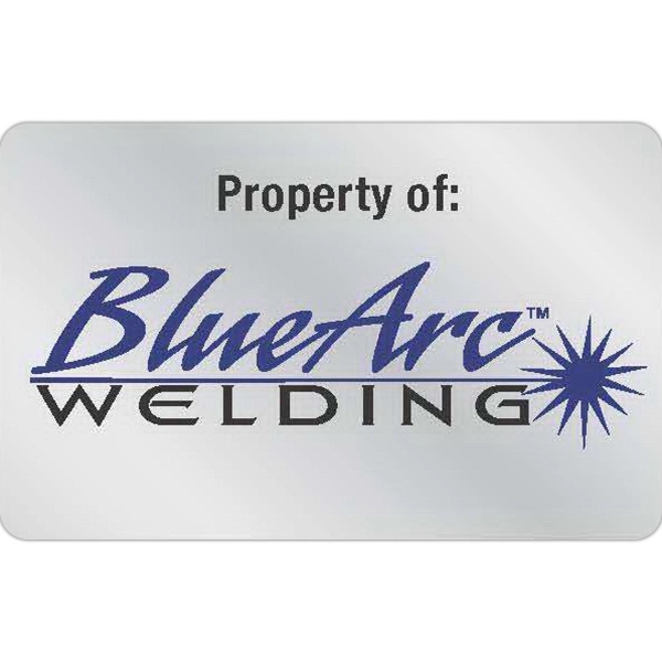 Rectangle-shaped printed label available in multiple sizes for attracting customers.... from ASI 66040 Label Works / Label Works®