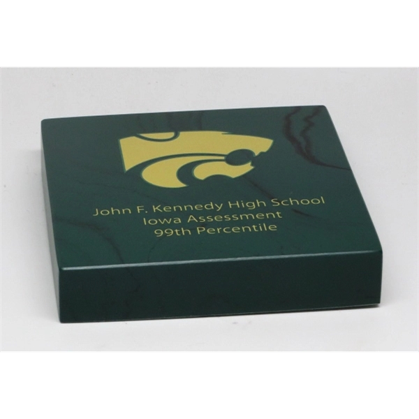 Square paperweight, 4" x 4" x .75".... from ASI 89860 StoneyCreek / StoneyCreek®