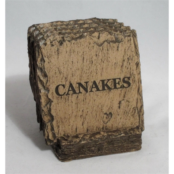 Slate coaster set. Made from recycled materials.... from ASI 89860 StoneyCreek / StoneyCreek®