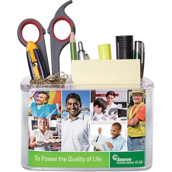 Desk it! Full Color Insert. Large section for notepad, cellphone, business... from ASI 80060 VisionUSA