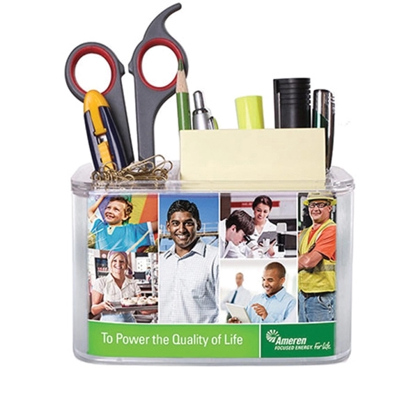 Desk it! Full Color Insert. Large section for notepad, cellphone, business... from ASI 80060 VisionUSA