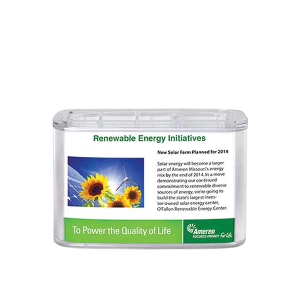 Desk it! Full Color Insert. Large section for notepad, cellphone, business... from ASI 80060 VisionUSA