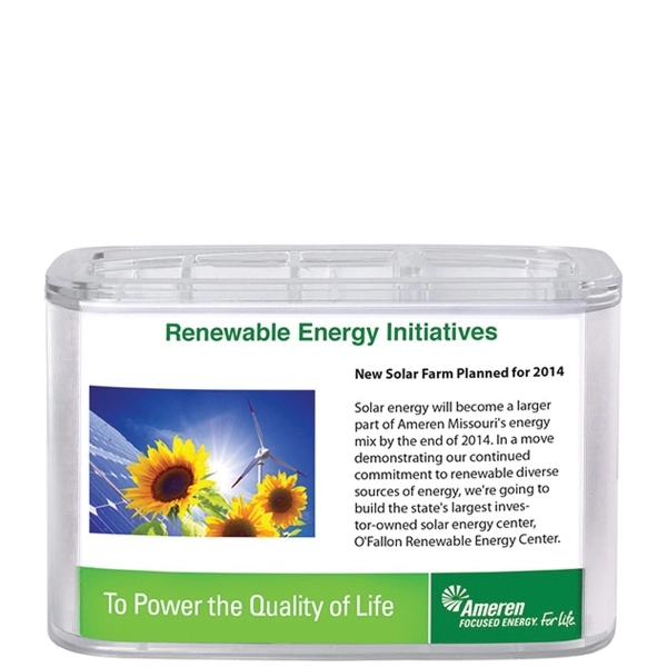 Desk it! Full Color Insert. Large section for notepad, cellphone, business... from ASI 80060 VisionUSA