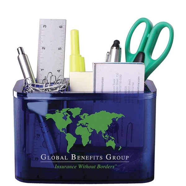 Desk26 Printed. Large section for notepad, cellphone, business cards and accessories.... from ASI 80060 VisionUSA