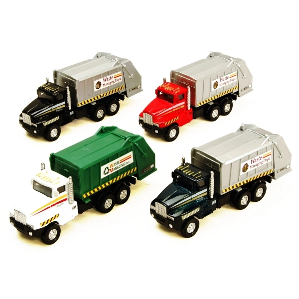Garbage truck die cast metal vehicle.... from ASI 85620 H M Schmidt Co Inc / Traveling Billboard