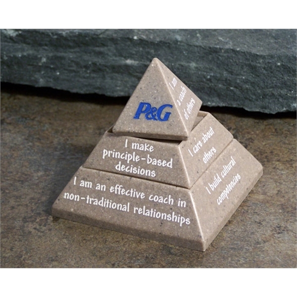 Three piece pyramid shaped puzzle, 4" x 4" x 4".... from ASI 89860 StoneyCreek / StoneyCreek®