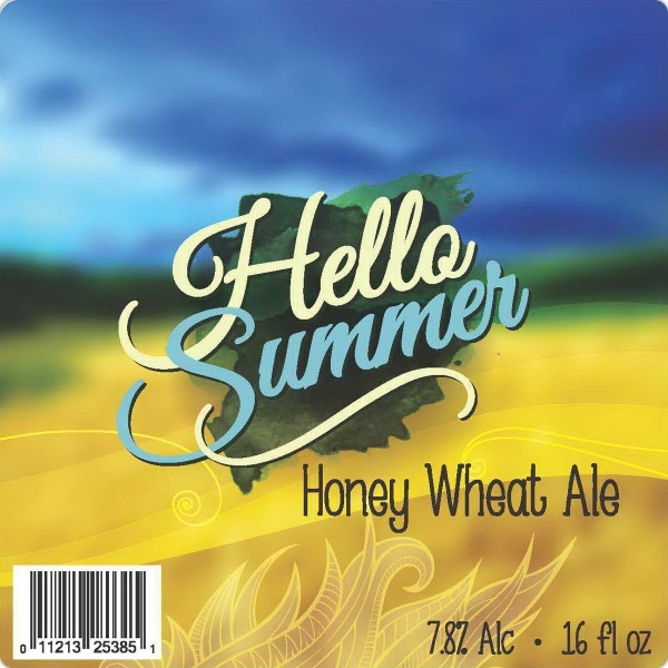 Square-shaped printed label measuring 5" x 5" for attracting customers to... from ASI 66040 Label Works / Label Works®