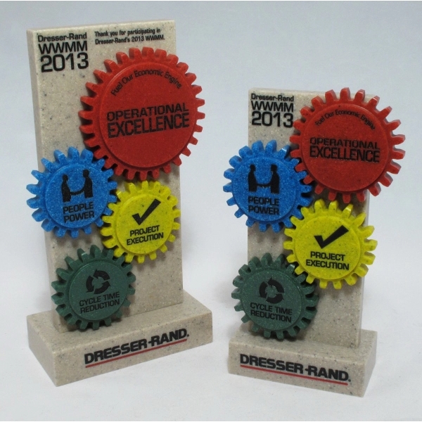 Large Gear Award, 5" x 2.5" x 9.5". Made in the... from ASI 89860 StoneyCreek / StoneyCreek®