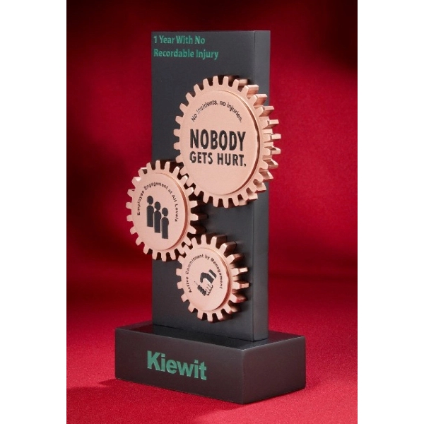 Large Gear Award, 5" x 2.5" x 9.5". Made in the... from ASI 89860 StoneyCreek / StoneyCreek®