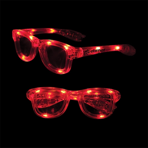 Adult-sized light-up eyeglasses made of plastic.... from ASI 98360 WOWLine / WOWLine®