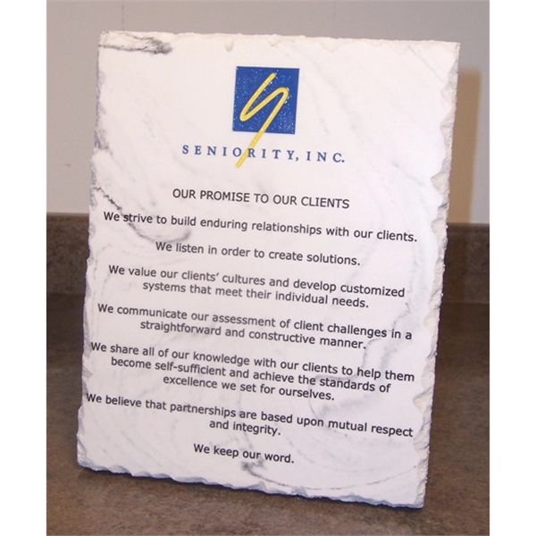 Medium chiseled edge plaque. Made in USA.... from ASI 89860 StoneyCreek / StoneyCreek®