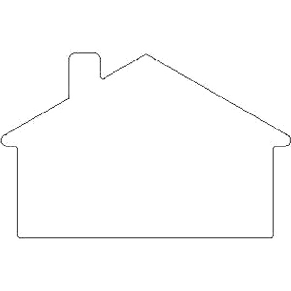 House shaped 1 7/8" x 2 7/8" printed label.... from ASI 66040 Label Works / Label Works®
