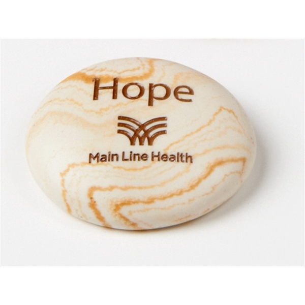 2.5" W x 2.25" L x .5 H" stream stone, made... from ASI 89860 StoneyCreek / StoneyCreek®