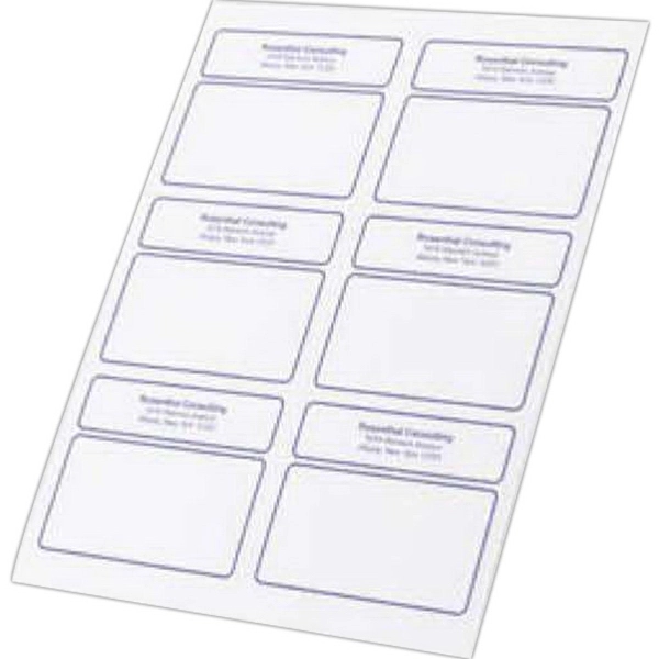 Pre-designed mailing label with up to four lines of personalization.... from ASI 66040 Label Works