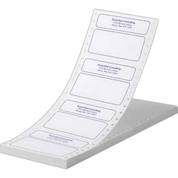Pre-designed mailing label with up to four lines of personalization.... from ASI 66040 Label Works