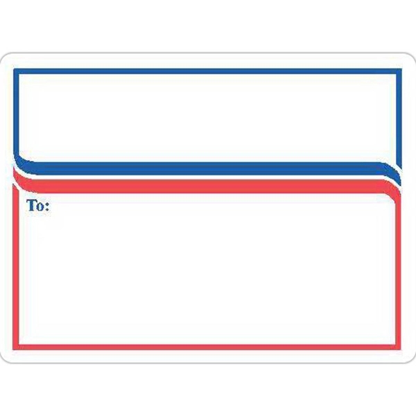 Pre-designed mailing label with up to four lines of personalization.... from ASI 66040 Label Works
