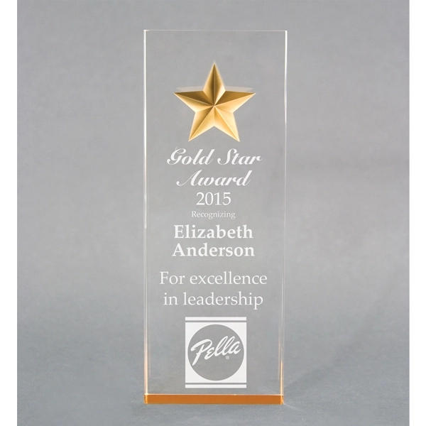 Acrylic tapered star award.... from ASI 31570 Advantage Industries / AdVantage Line®
