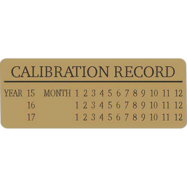 Four Color Print Rectangle die laminated outdoor label.... from ASI 66040 Label Works