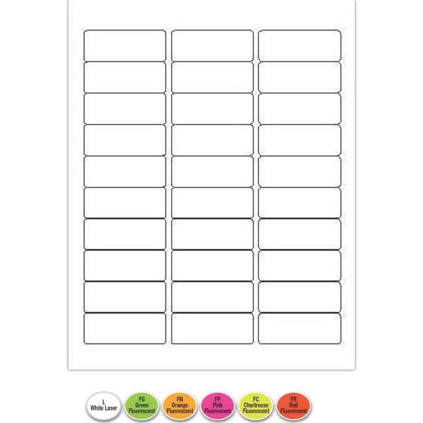 Laser Sheets feature permanent acrylic adhesive, which is resistant to high... from ASI 66040 Label Works