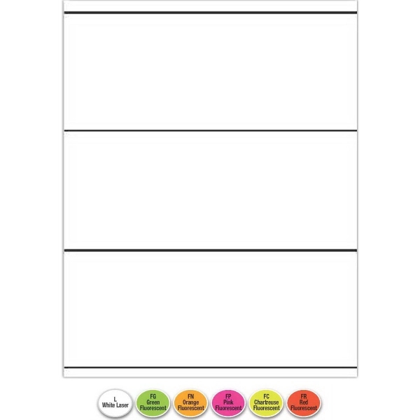 Laser Sheets feature permanent acrylic adhesive, which is resistant to high... from ASI 66040 Label Works
