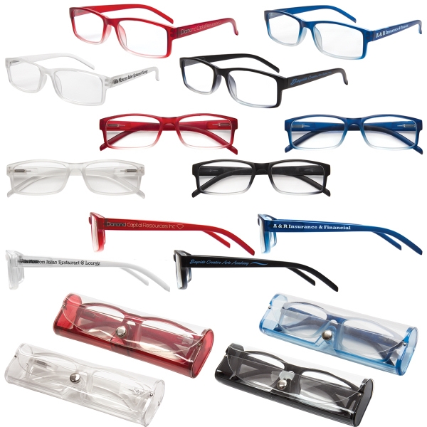 Soft Finish Reading Glasses with Matching Case.... from ASI 62190 Illini / Illini