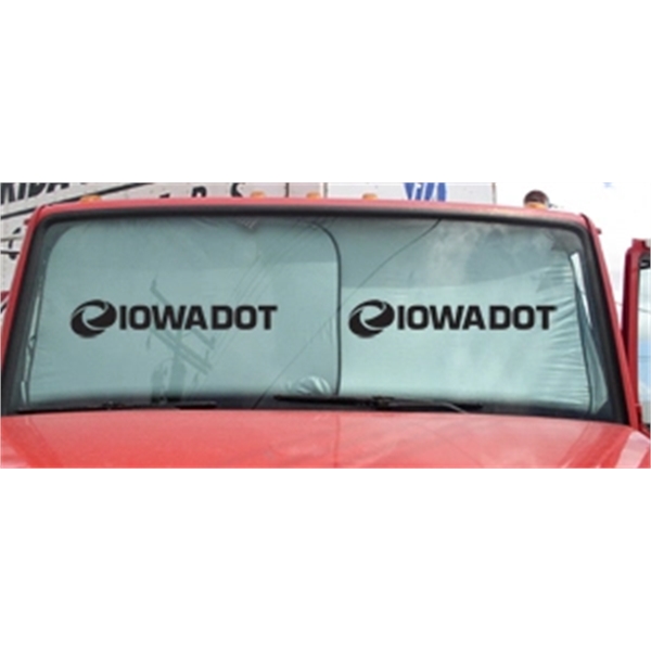 Engineered semi truck tractor trailer shade of size 30" x 82".... from ASI 37586 Auto-Sun-shade/Intertek