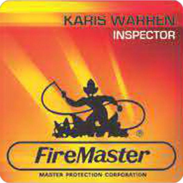 Extra-large .050" thick full digital color badge with pin fastener in... from ASI 59080 Halls & Company