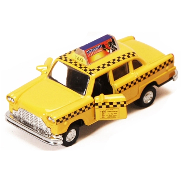 4.5" Die Cast Taxi Cab... from ASI 85620 H M Schmidt Co Inc / Traveling Billboard