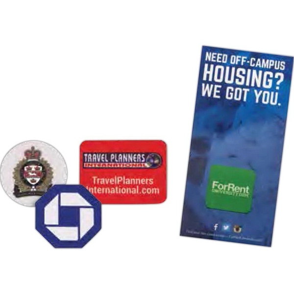 Wipe-it NOW™ adhesive microfiber screen cleaner cloth in custom shapes and... from ASI 52263 EMT / EMT