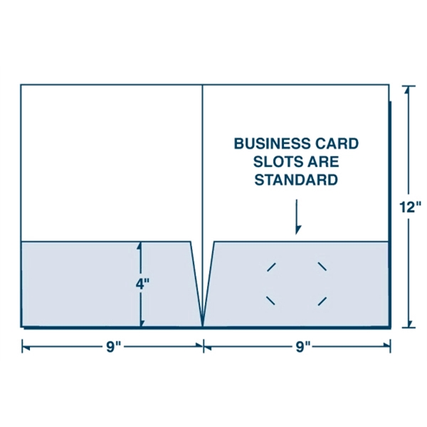 Presentation Folder printed full color on 12 or 14 PT C1S... from ASI 32050 Admore / Admore®